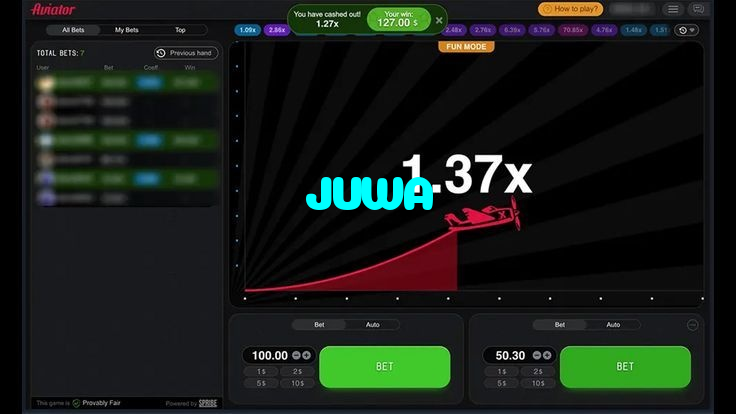 JUWA خوش آمدید بونس +600% پیشکش موبائل ایپ کے پروموشن سیکشن میں دکھائی دیتی ہے۔